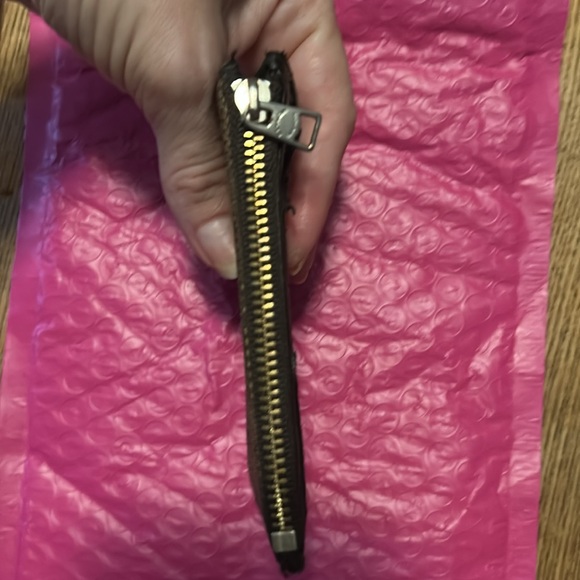 Coach Brown and Black Compact Wallet - Picture 8 of 9